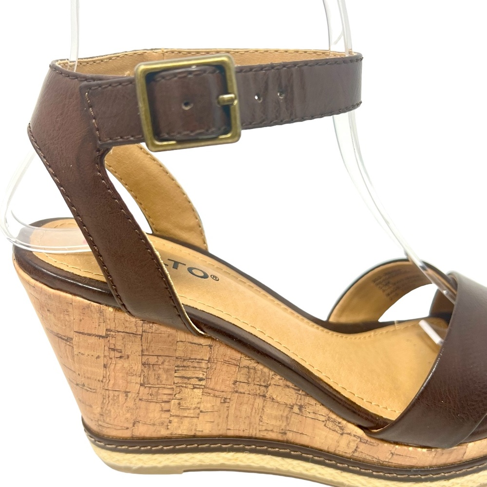 Rialto women's Rosalynn brown platform wedge size 5.5 NWT - Picture 8 of 11